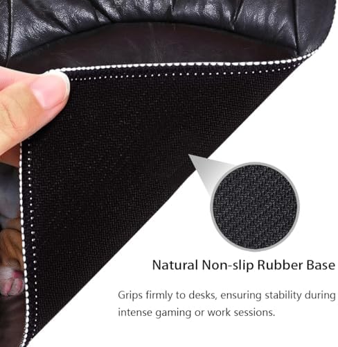 English Bulldog Mouse Pad, Adorable Puppy Pet Resting on a Sofa Desk Mat
