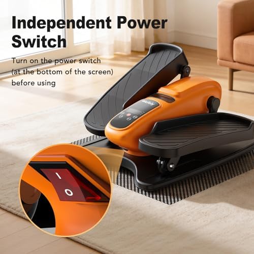 Under Desk Elliptical Leg Exerciser While Sitting for Seniors