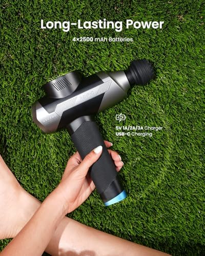 RENPHO Ascend Massage Gun, Adjustable 6-12mm Amplitude
