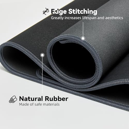 Reniteco Large Office & Gaming Mouse Pad, 27.6" x 11.8" x 0.08"