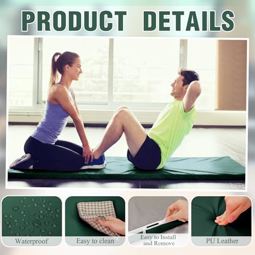 Lyrow 2 Inch Thick Yoga Mat 72x24 with Carry Strap Foam