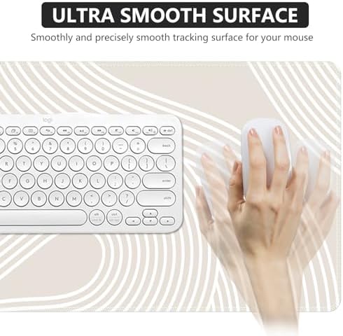 iCasso Desk Pad,Desk Matt for Desktop,Large Mouse Pad,Lines
