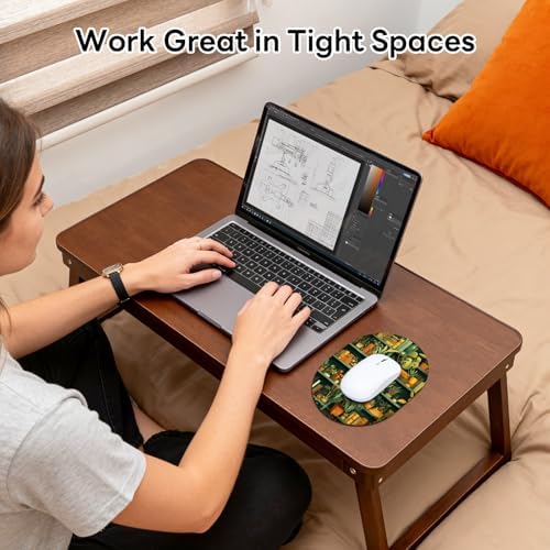 Oval Mouse Pad 6x8in Non-Slip for Laptop,Bookshelf
