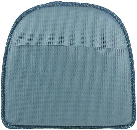 Klear Vu Raindrop The Gripper Non Slip Chair Cushions, Soft & Comfortable Seat Pad, Sitting Pillow for Kitchen, Dining or Office, 2 Count (Pack of 1), Wedge
