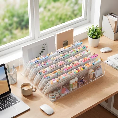 MotiMind Acrylic Pen and Marker Organizer for 420 Markers