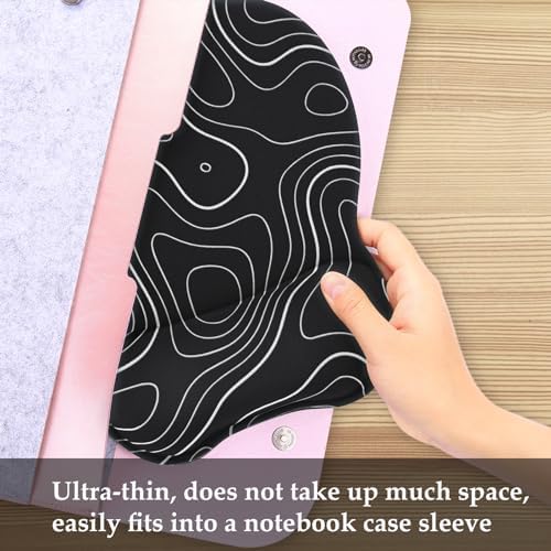 EooCoo Ergonomic Mouse Pad with Wrist Rest, Memory Foam Support Mousepad