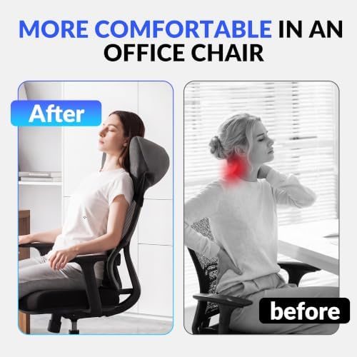 ROYALAY Office Chair Headrest Attachment, Desk Pillow for Napping