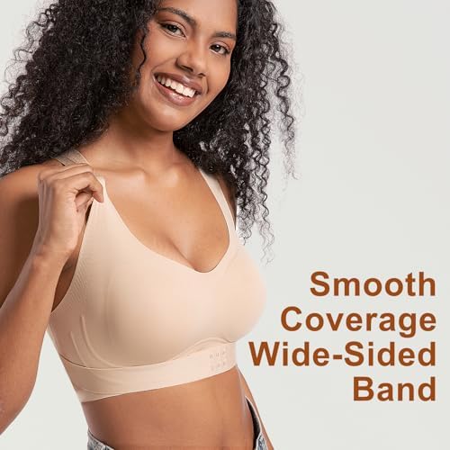 Posture Bra for Women Wireless Push Up Bralette Full Coverage Back Support Brasieres