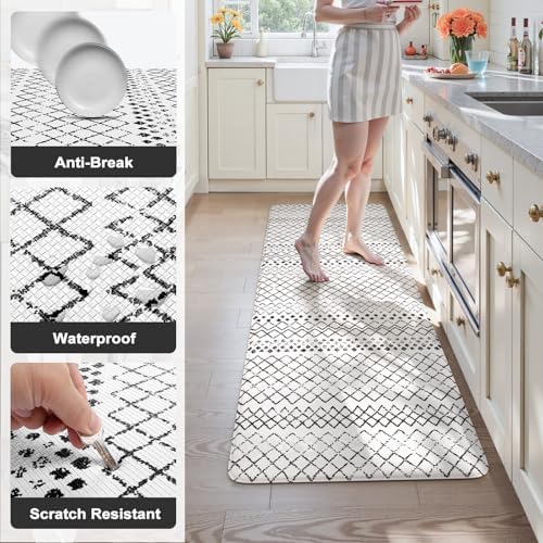 KIMODE Kitchen Mats for Floor Anti Fatigue, Kitchen Runner Rug Non Slip
