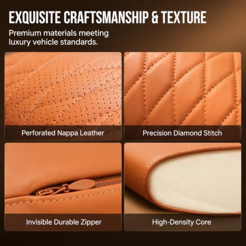 Universal Memory Foam Car Headrest Neck Pillow, Brown