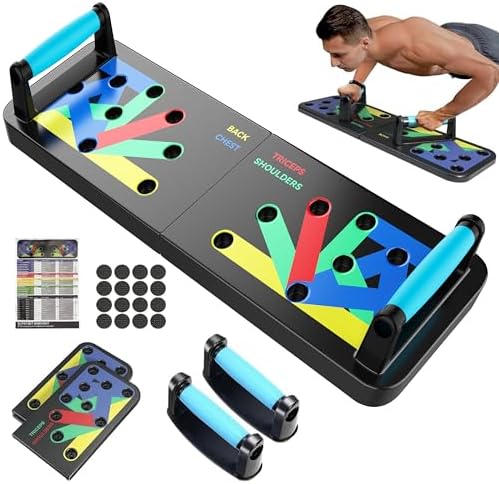 Push Up Board,Foldable Pushup Board for Man,Portable 30 in 1 Push Up Bar