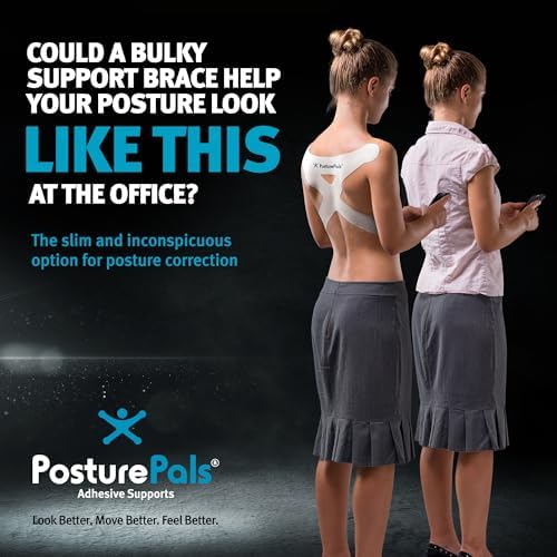 Adhesive Postural Support, X Shape, Large, Pack of 5