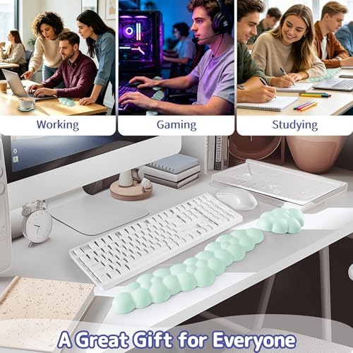 Sushret Cloud Wrist Rest for Keyboard and Mouse, Cloud Keyboard Wrist Rest