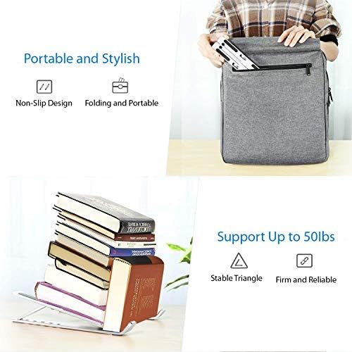 PRO Stand Compatible with LG 14Z90P-K.AAS7U1 Durable Adjustable Desktop Holder, Portable, up to 21" Screens and 50 pounds! [Silver]