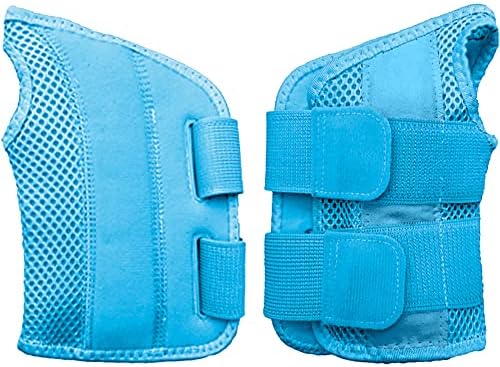 NuCamper Wrist Brace for Carpal Tunnel Night Wrist Support Left Hand Blue