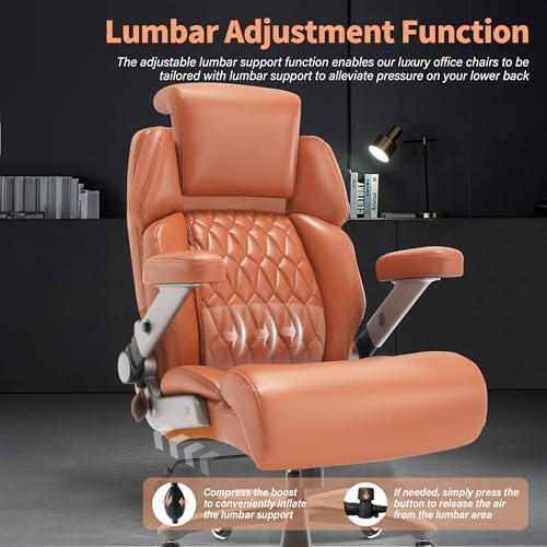 Big and Tall Office Chair 700lbs, Ergonomic High Back Computer Desk Chair