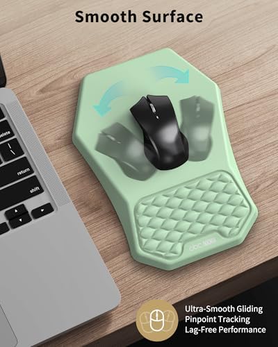Ergonomic Mouse Pad with Wrist Rest Support for Carpal Tunnel Pain Relief