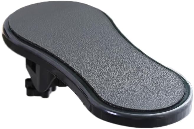 Computer Arm Rest for Desk, Adjustable Ergonomic Wrist Rest Support for Keyboard Armrest Extender Rotating Mouse Pad Holder Desk Extender Arm Wrist Rest Shelf for Table, Office, Chair, Desk, Black