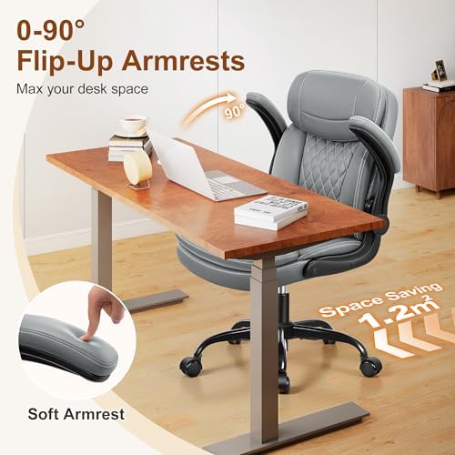 Office Desk Chair, Ergonomic Computer Chair with Unique Dual-Layer Support