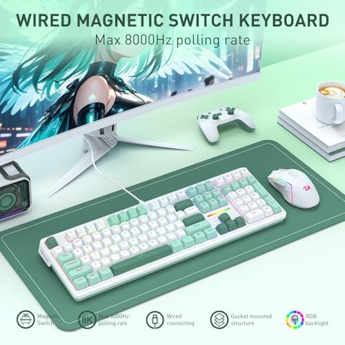 Redragon K745 HE Wired Hall-Effect Magnetic Rapid Trigger Gaming Keyboard