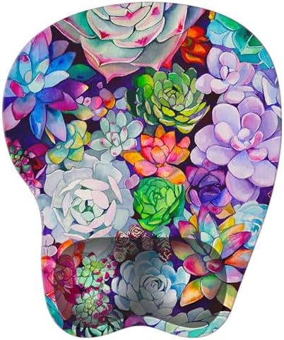 Upgrade Ergonomic Mouse Pad,Non Slip Mousepad Wrist Rest Support for Office, Computer, Laptop & Mac(B-Green Life)