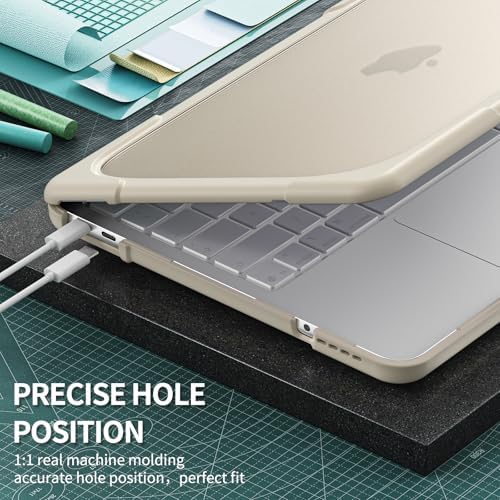 Batianda Heavy Duty Case for MacBook Neo 13 Inch 2026, Rock Gray