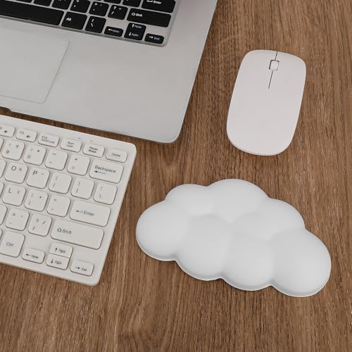 Dimeho Cloud Wrist Rest Cushion for Mouse Ergonomic Soft Gel Hand Support Pad Ergonomic Anti-Slip Comfortable Mat Supplies for Office School Home Laptop Computer Mouse