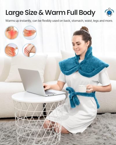 RENPHO Electric Heating Pad for Neck, Shoulders & Back, FSA Eligible HSA