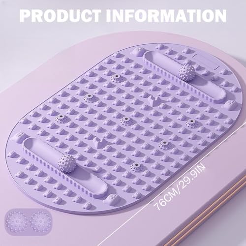 Acupuncture Mat for Foot Reflexology, Silicone Foot Massage Mat with Non-Slip Backing - Thick Acupressure Pad for Standing Desk, Home Gym, Yoga and Stress Release