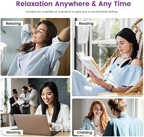 Microwave Heating Pad 8 * 12" Microwave Bean Bag Heating Pad for Neck and Shoulders, Moist Heat Pack Pillow Warm Compress for Knee, Muscles, Joints, Abdomen - Purple