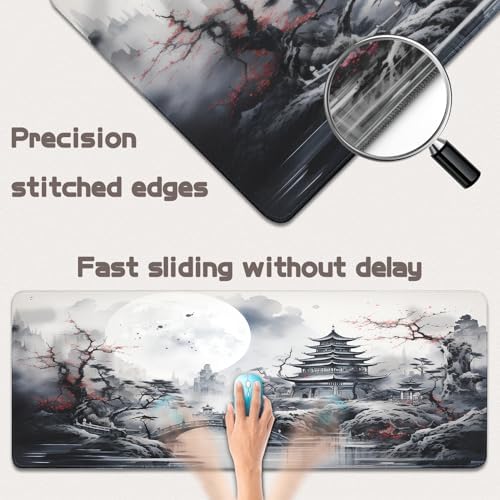 Gaming Mouse Pad, Large Mouse Pads for Desk, Mousepad Desk Matt for Desktop