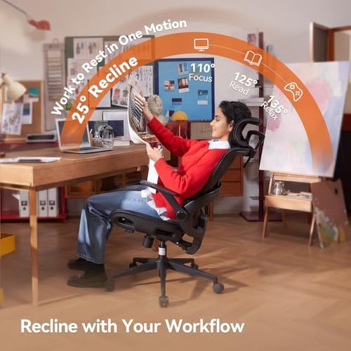 SIHOO B100 Mesh Ergonomic Office Chair with Adaptive Lumbar Support