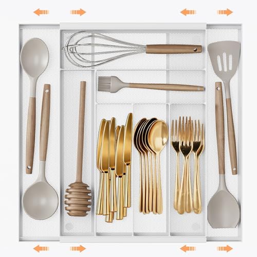 Sedegn Expandable Kitchen Utensil Organizer - 11.6" to 20" Adjustable