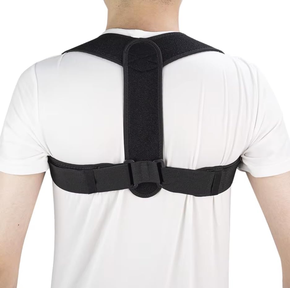 Posture Corrector for Women & Men – Adjustable Shoulder Brace for Upper Back Support, Back Brace Posture Corrector for Alignment, Shoulder Support Brace, Back Corrector for Women & Men