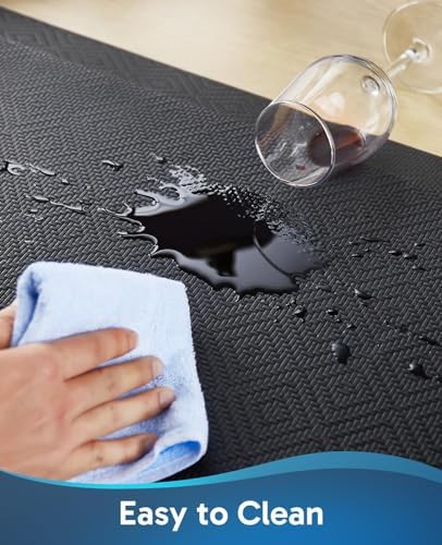 Ophanie Anti Fatigue Cushioned Mat, 3/4 inch, 20x48 Anti Fatigue Cushioned Mat,Kitchen Rugs,Waterproof,Comfort Ergonomic Standing Mat for Office,Home,Sink with 99+ Pairs of Anti-Slip Bottom Ridges