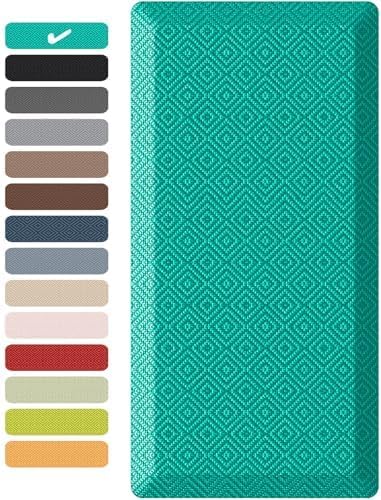 Ophanie Kitchen mats for Floor, 3/4 inch Thick, Kitchen Rugs, 20x39 Anti Fatigue Standing Cushioned Mat,Waterproof,Comfort Ergonomic mat for Office, Home,Sink with 99+ Pairs of Anti-Slip Bottom Ridges