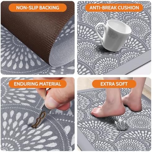 Mattitude Kitchen Mat, Waterproof Non-Slip Standing Mats and Rugs