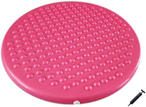 AppleRound Jr. Inflatable Seat Cushion with Pump, 31cm/12in Diameter, Sensory Wiggle Seat for Kids