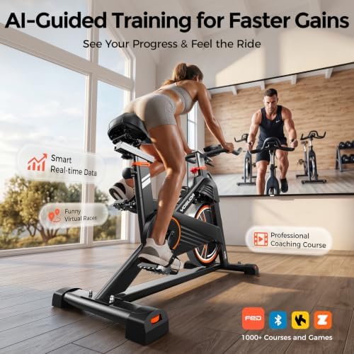 YOSUDA PRO Magnetic Exercise Bike 350 lbs Weight Capacity
