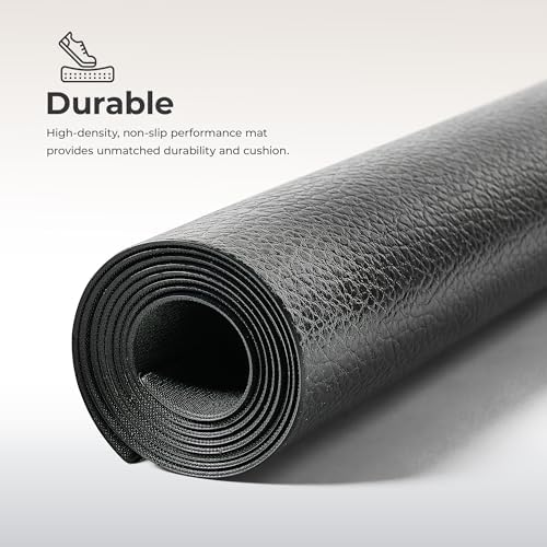 Sunny Health & Fitness Equipment Mats, Home Gym Floor Protection, 4 Sizes