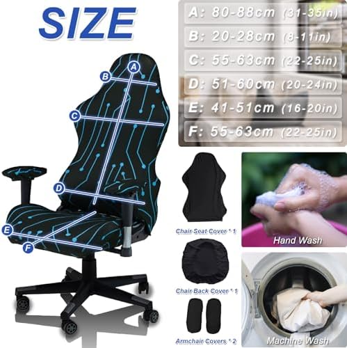 Gaming Chair Covers, 3D Printing Stretch Fit Scratch Resistant