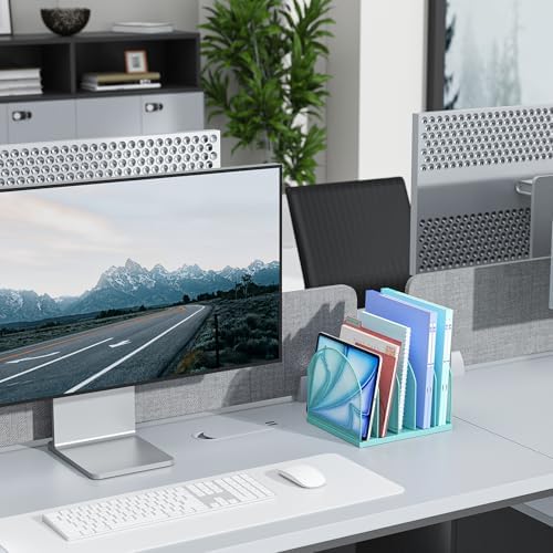 gianotter Desktop File Organizer with 5 Compartments