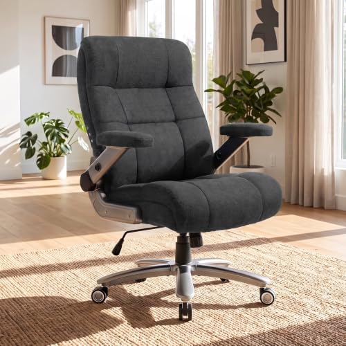 Big and Tall Office Chair with Massage and Heat