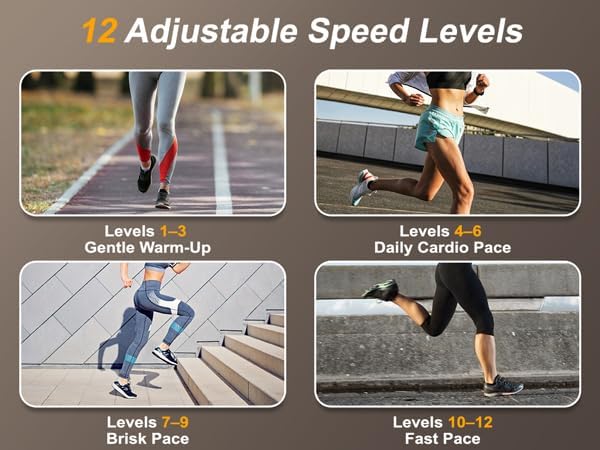 Under Desk Elliptical Machine, Quiet Seated Leg Exerciser for Home Office, Adults and Seniors, Remote Control, 12 Speeds, 3 Auto Modes, Forward/Reverse, Fully Assembled, Gray