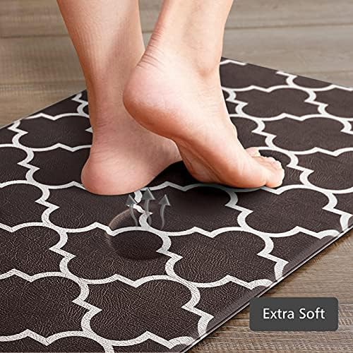 KMAT Kitchen Mat Set of 2,Cushioned Anti-Fatigue Kitchen Mats for Floor