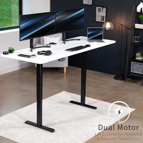 VIVO White 83 x 30 in Standing Desk, DESK-KIT-E2B84-30W
