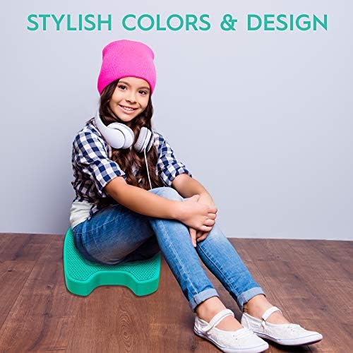Shaped Wiggle Seats by Bouncyband – Green Monster, 13"x10.5"x2.2"