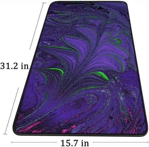 Large Mouse Pad with Stitched Edges, Durable Non-Slip Natural Rubber Base