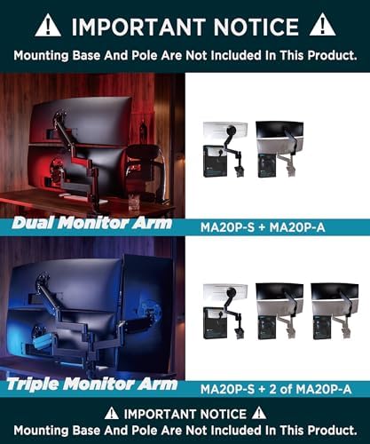 ULTRARM Heavy Duty Extension Arm Accessory for MA20P-S Do Not Use Alone