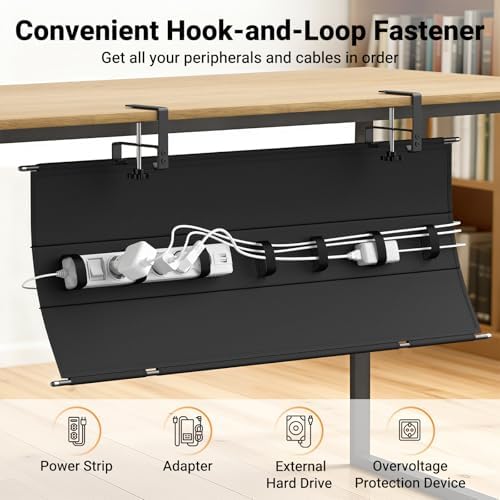 Housolution Under Desk Cable Management Tray, 36'' Cord Management